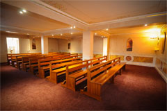 Chapel at Connells Funeral Home Longford
