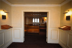Chapel Doors at Connells Funeral Home Longford