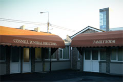Rear of Connells Funeral Home Longford